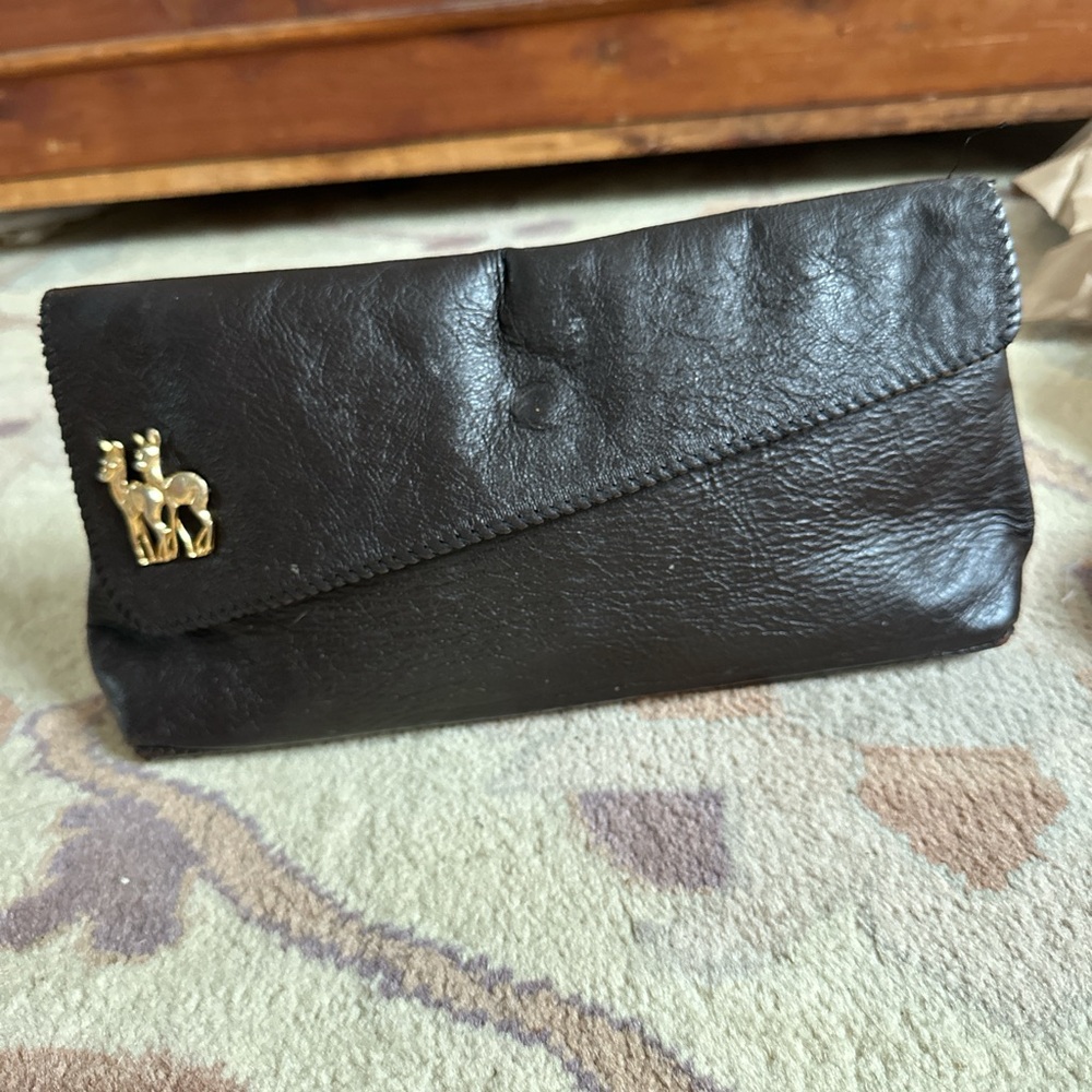 Vintage Deer Wear deerskin clutch